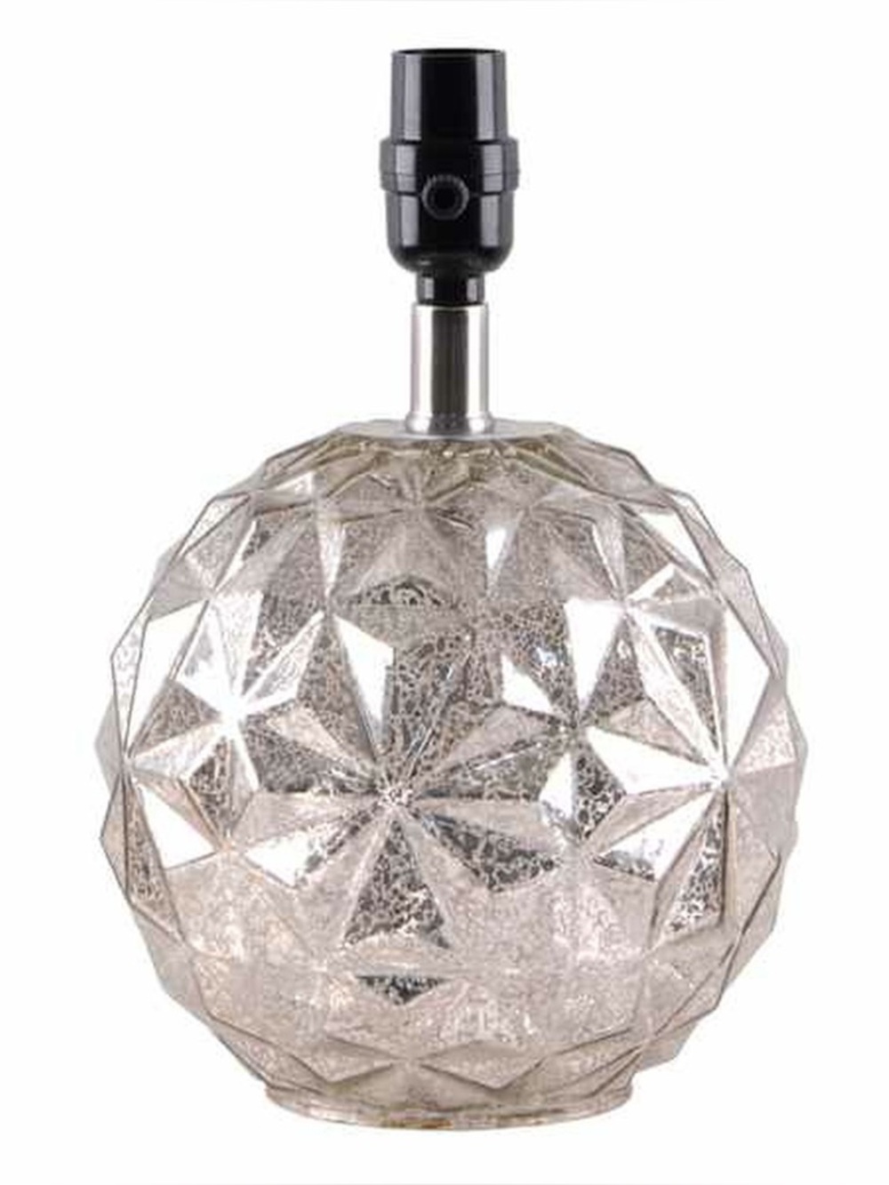 Nwt At Home x Tracey Boyd Metallic Textured Glass Round Table Lamps